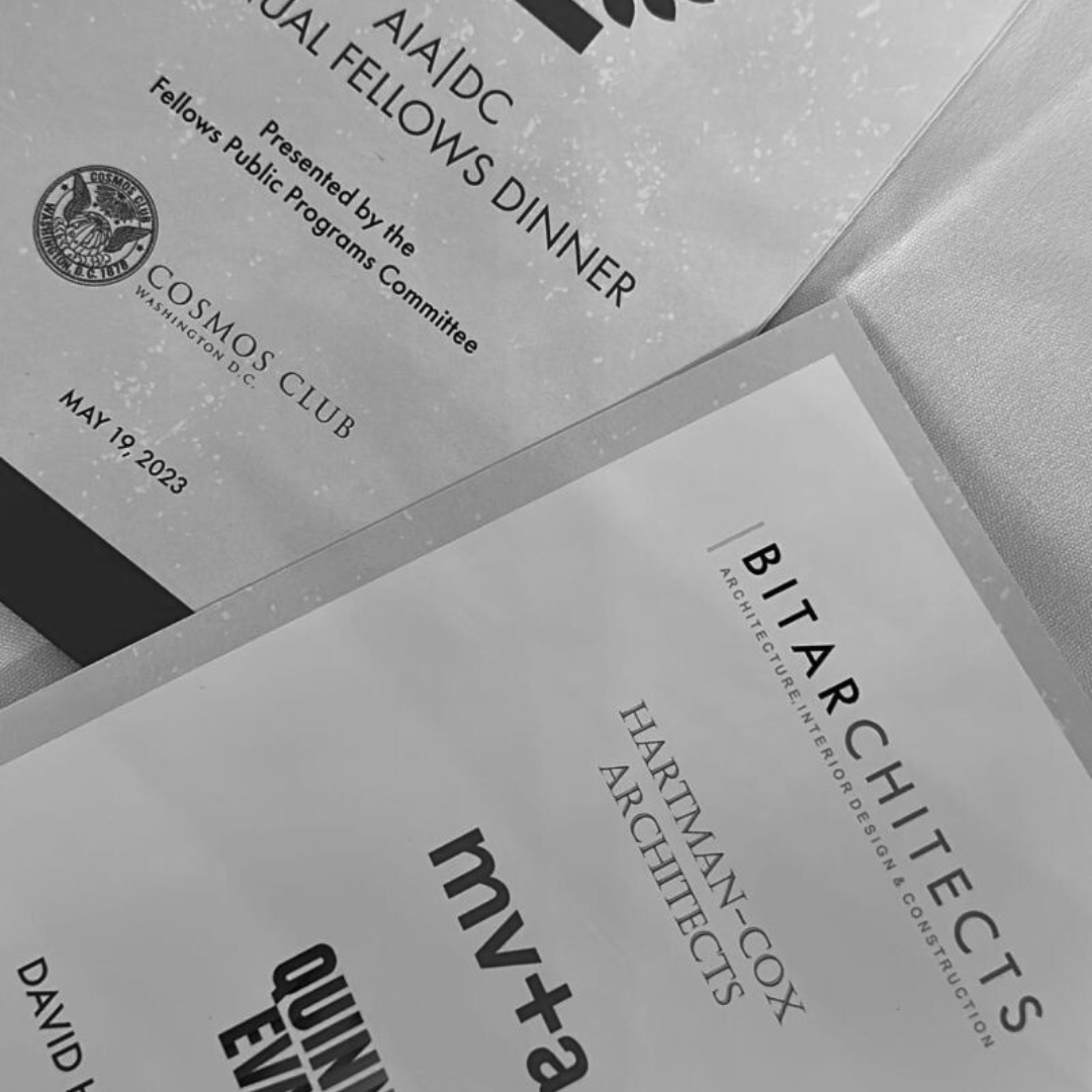 BITARCHITECTS SUPPORTS THE AIA DC ANNUAL FELLOWS DINNER